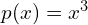 p(x) = x^3